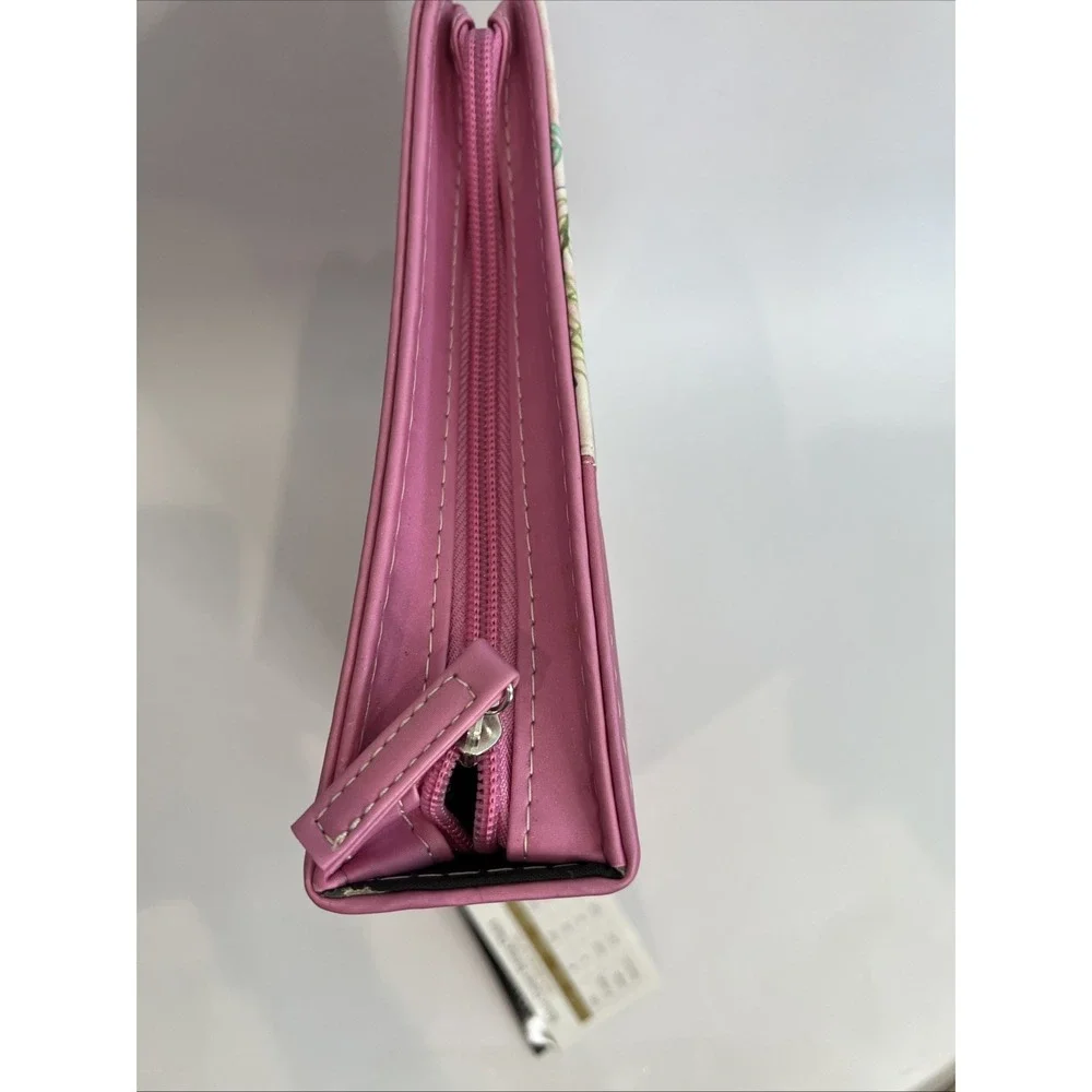 Divinity Bible Cover Grow in Grace Pink Floral Leather 8 x 11 x 3